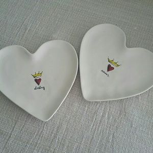 Rae Dunn Valentine's Plates